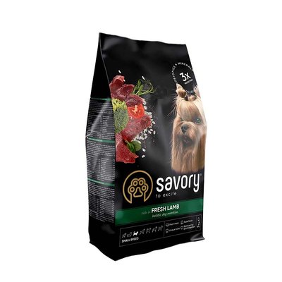 Сухой корм для собак Savory to excite 3 кг - ягненок - masterzoo.ua