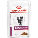 Влажный корм для кошек, при заболеваниях почек Royal Canin Renal pouch 85 г (говядина)