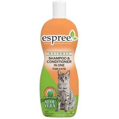 Шампунь та кондиціонер для котів Espree Shampoo & Conditioner In One - тропічні фрукти - masterzoo.ua