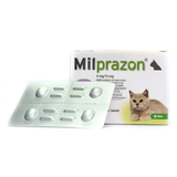 Таблетки для кошек KRKA Милпразон от 0,5 до 2 кг, 4 таблетки