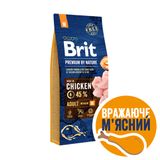 Сухой корм для собак Brit Premium Dog Adult M 15 кг - курица