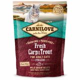Сухой корм для стерилизованных кошек Carnilove Fresh Carp & Trout 400 г - рыба