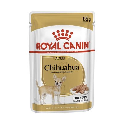 Вологий корм для дорослих собак породи чихуахуа Royal Canin Chihuahua Adult pouch 85 г - домашня птиця - masterzoo.ua