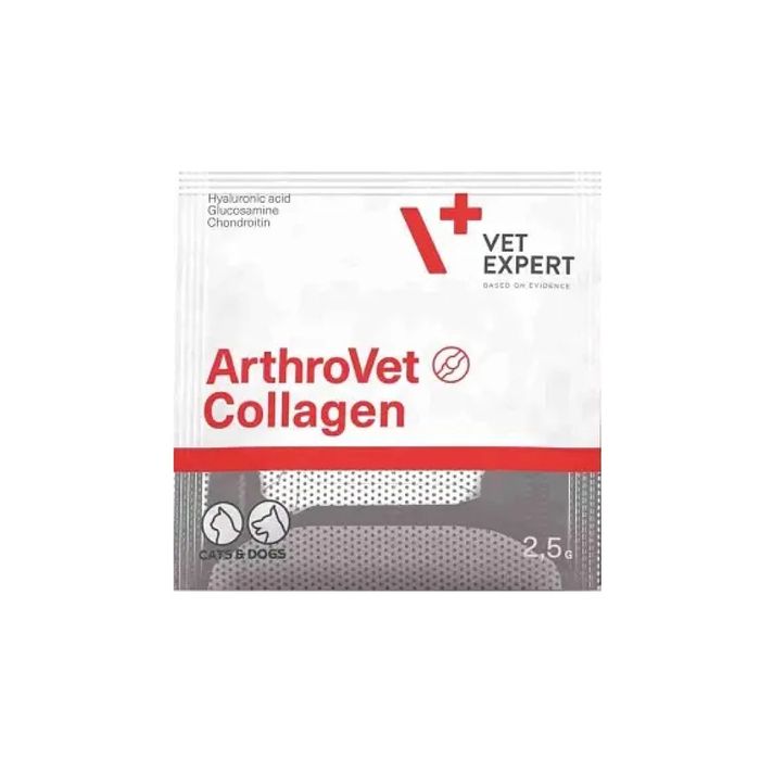 Харчова добавка для собак та котів Vet Expert ArthroVet Collagen, 60 саше - masterzoo.ua