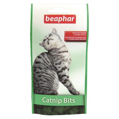 Лакомство для кошек Beaphar Catnip Bits 35 г - кошачья мята - masterzoo.ua