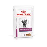 Влажный корм для кошек, при заболеваниях почек Royal Canin Renal pouch 85 г (курица)