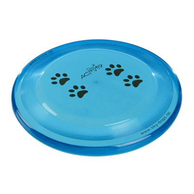 Іграшка для собак Trixie Літаюча тарілка d=23 см (пластик, кольори в асортименті) - masterzoo.ua
