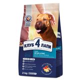 Сухий корм для собак усіх порід Club 4 Paws Premium 2 кг (ягня та рис)