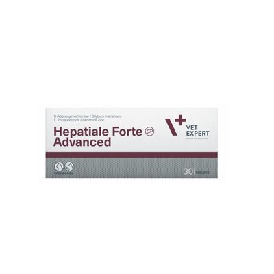 Харчова добавка для собак Vet Expert Hepatiale Forte Advanced, 30 капсул - masterzoo.ua