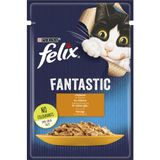 Влажный корм для кошек Felix Fantastic 85 г - курица