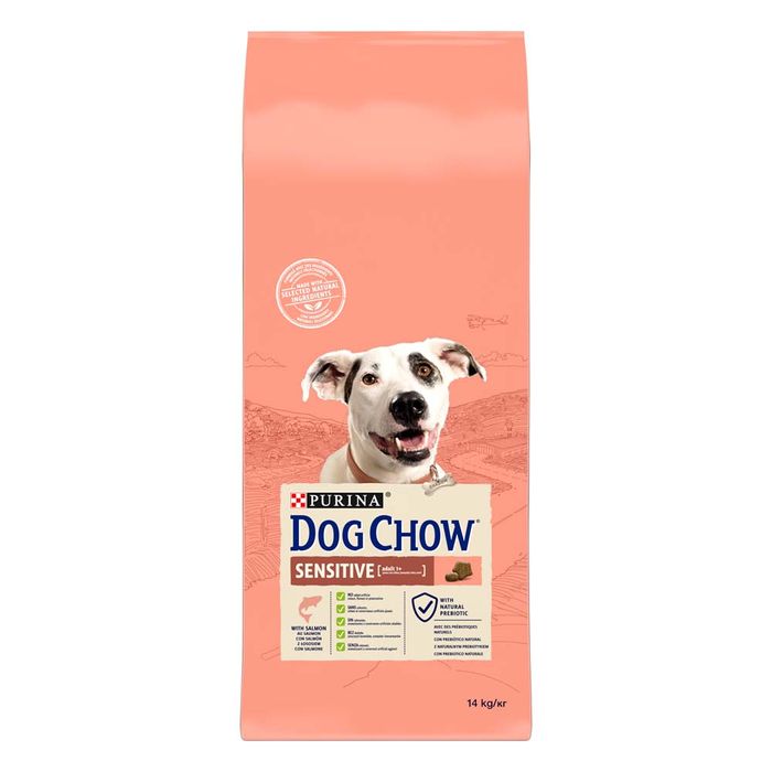 Сухий корм для дорослих собак із чутливим травленням Dog Chow Sensetive 14 кг (лосось) - masterzoo.ua
