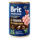 Влажный корм для собак Brit Premium By Nature Chicken with Hearts 400 г (курица)
