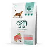 Сухий корм для стерилізованих кішок Optimeal 4 кг - яловичина та сорго