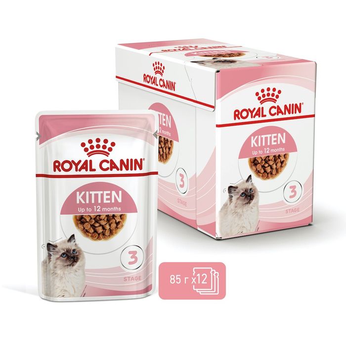 Корм для кошенят Royal Canin Maine Coon Kitten 2 кг + Вологий корм для кошенят Royal Canin Kitten pouch 12 шт х 85 г + інтерактивна годівниця - masterzoo.ua