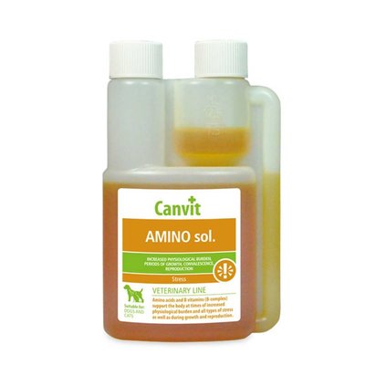 Витамины для собак и кошек Canvit Amino Sol. 250 мл - cts - masterzoo.ua