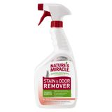 Спрей-знищувач Nature's Miracle «Stain & Odor Remover. Melon Burst Scent» для видалення плям і запахів від котів, з ароматом дині 946 мл