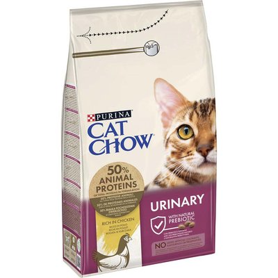 Сухой корм для кошек Cat Chow Urinary 1,5 кг - курица - masterzoo.ua
