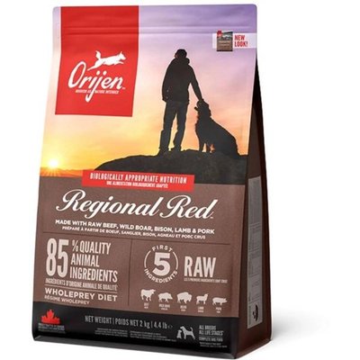 Сухой корм для собак Orijen Regional Red 2 кг – говядина - masterzoo.ua