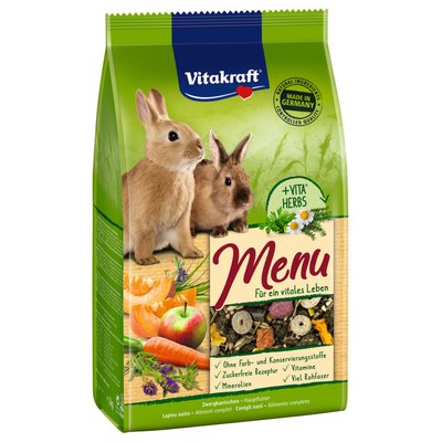 Корм для кроликов Vitakraft «Premium Menu Vital» 3 кг - masterzoo.ua