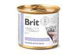 Влажный корм для кошек при заболеваниях желудочно-кишечного тракта Brit GF Veterinary Diet Cat Cans Gastrointestinal 200 г (лосось и горох)