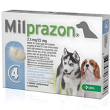Таблетки для собак KRKA Мілпразон від 0,5 кг, 4 таблетки