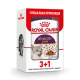 Влажный корм для кошек Royal Canin Sensory Taste Gravy pouch 85 г, 3+1 шт - домашняя птица