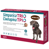 Жувальні таблетки для собак Сімпаріка (Simparica) ТРІО від 40 до 60 кг, 3 таблетки
