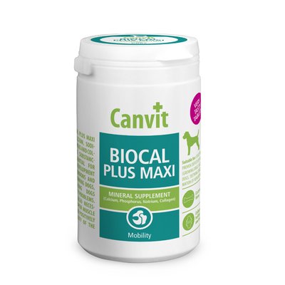 Витамины для собак Canvit Biocal Plus Maxi 230 г - masterzoo.ua