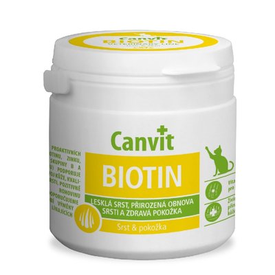 Биотиновый комплекс для кошек Canvit Biotin 100 г - masterzoo.ua