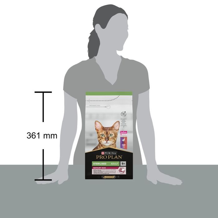 Сухий для котів Pro Plan Sterilised Adult 1+ Savoury Duo 1,5 кг - качка та печінка - masterzoo.ua