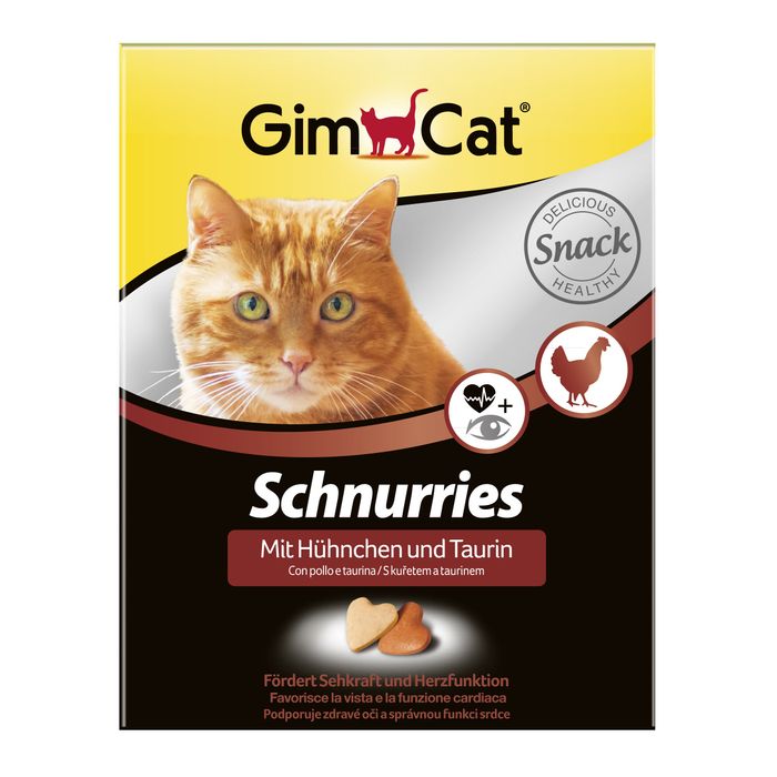 Лакомство для кошек GimCat Schnurries 420 г (курица) - masterzoo.ua