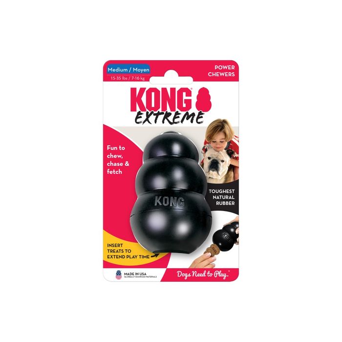 Игрушка для собак груша-кормушка Kong Extreme 8,9 см M - masterzoo.ua