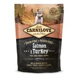 Сухой корм для щенков и молодых собак крупных пород (весом от 25 кг) Carnilove Salmon & Turkey Large Breed Puppy 1,5 кг (лосось и индейка)