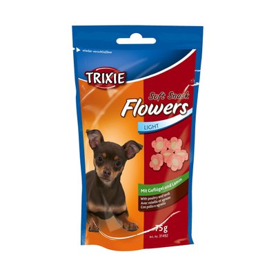 Лакомство для собак Trixie «Flowers» 75 г (курица и ягненок) - masterzoo.ua