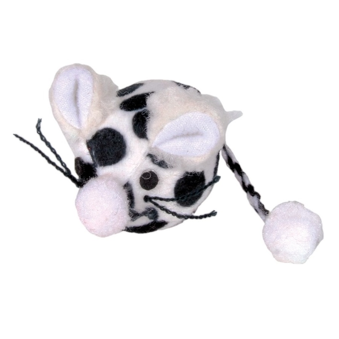 Іграшка для котів Trixie М'яч-мишка d=4,5 см (кольори в асортименті) - masterzoo.ua