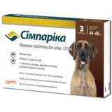 Жевательные таблетки для собак Симпарика (Simparica) от 40 до 60 кг, 1 таблетка