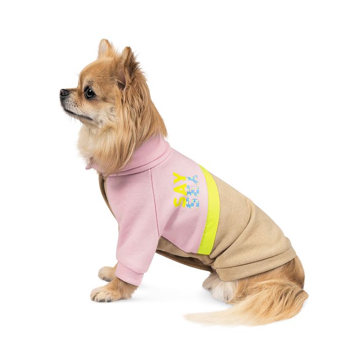 Толстовка для собак Pet Fashion «Daisy» XS-2 (розовая/бежевая) - masterzoo.ua