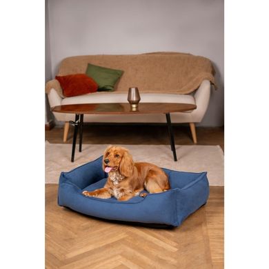Лежак для собак и котов Harley and Cho Dreamer Denim Velvet S 60 x 45 см - masterzoo.ua